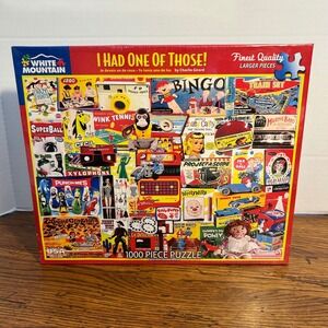 White Mountain Puzzles I Had One Of Those 1000 Piece Vintage Toys Puzzle 1166